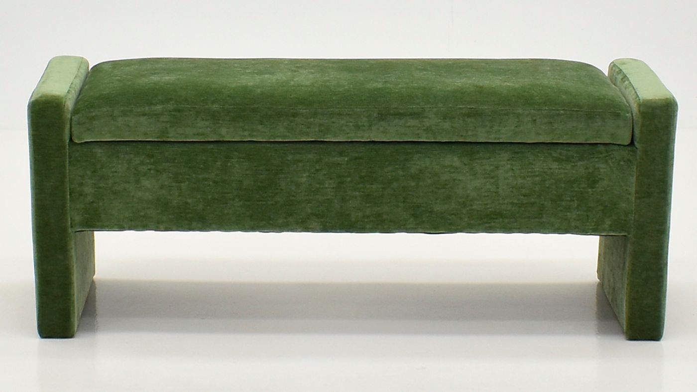 Picture of Braun Storage Bench - Forest Green