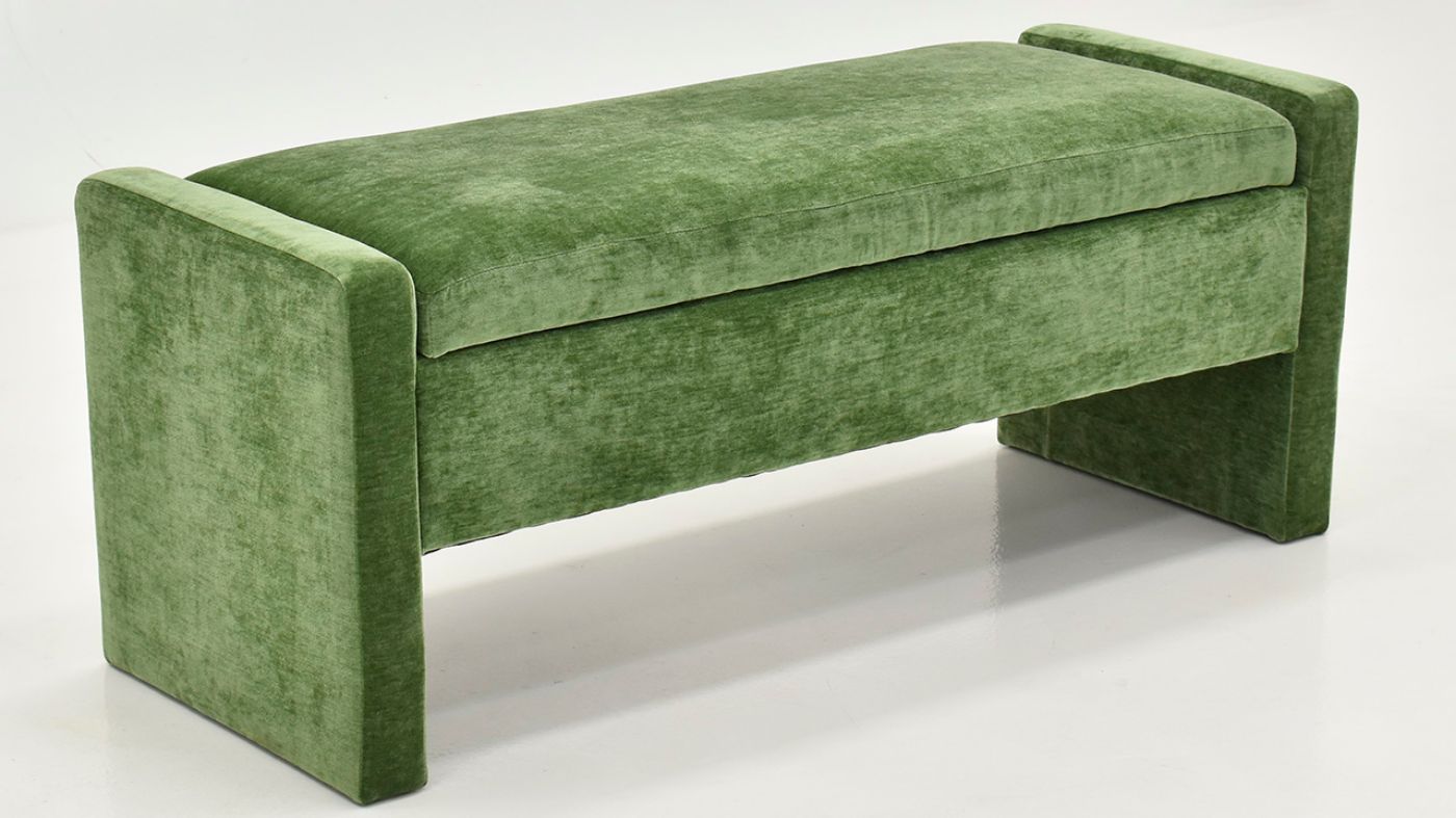 Picture of Braun Storage Bench - Forest Green