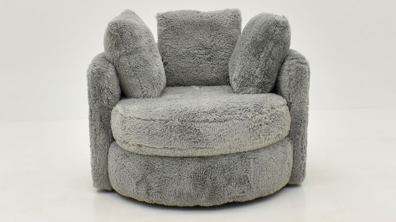 Picture of Yakety Yak Swivel Chair - Gray