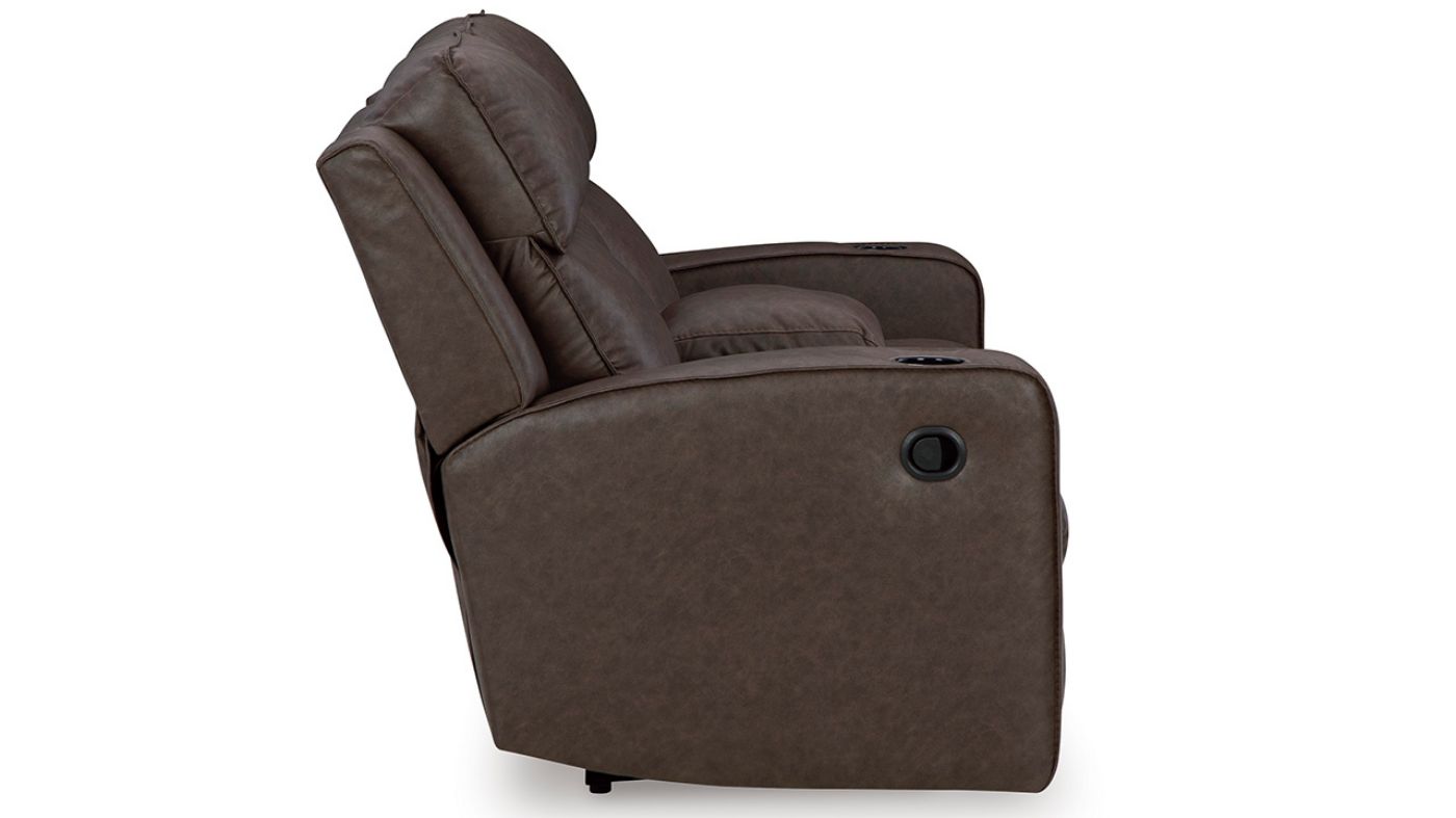 Picture of Lavenhorne Reclining Loveseat - Brown