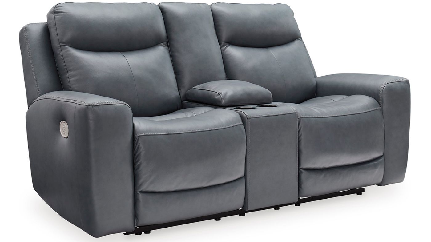 Picture of Mindanao POWER Reclining Loveseat - Gray