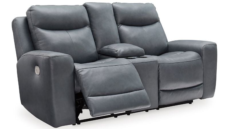 Picture of Mindanao POWER Reclining Loveseat - Gray