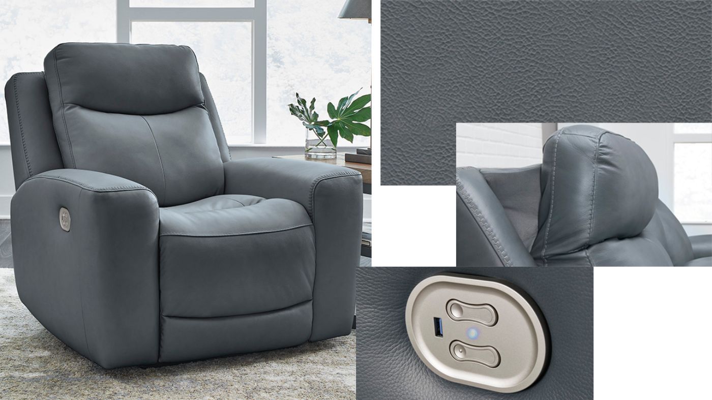 Picture of Mindanao POWER Recliner - Gray