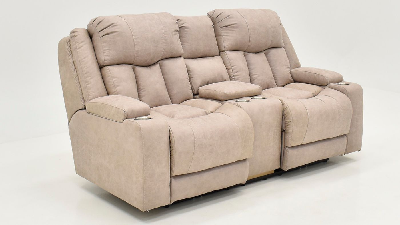 Picture of Denali Power Reclining Loveseat - Gray Mist