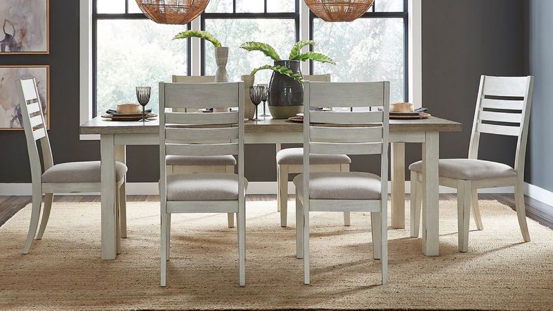 Picture of Amberly Oaks 7 Piece Dining Set - Off White