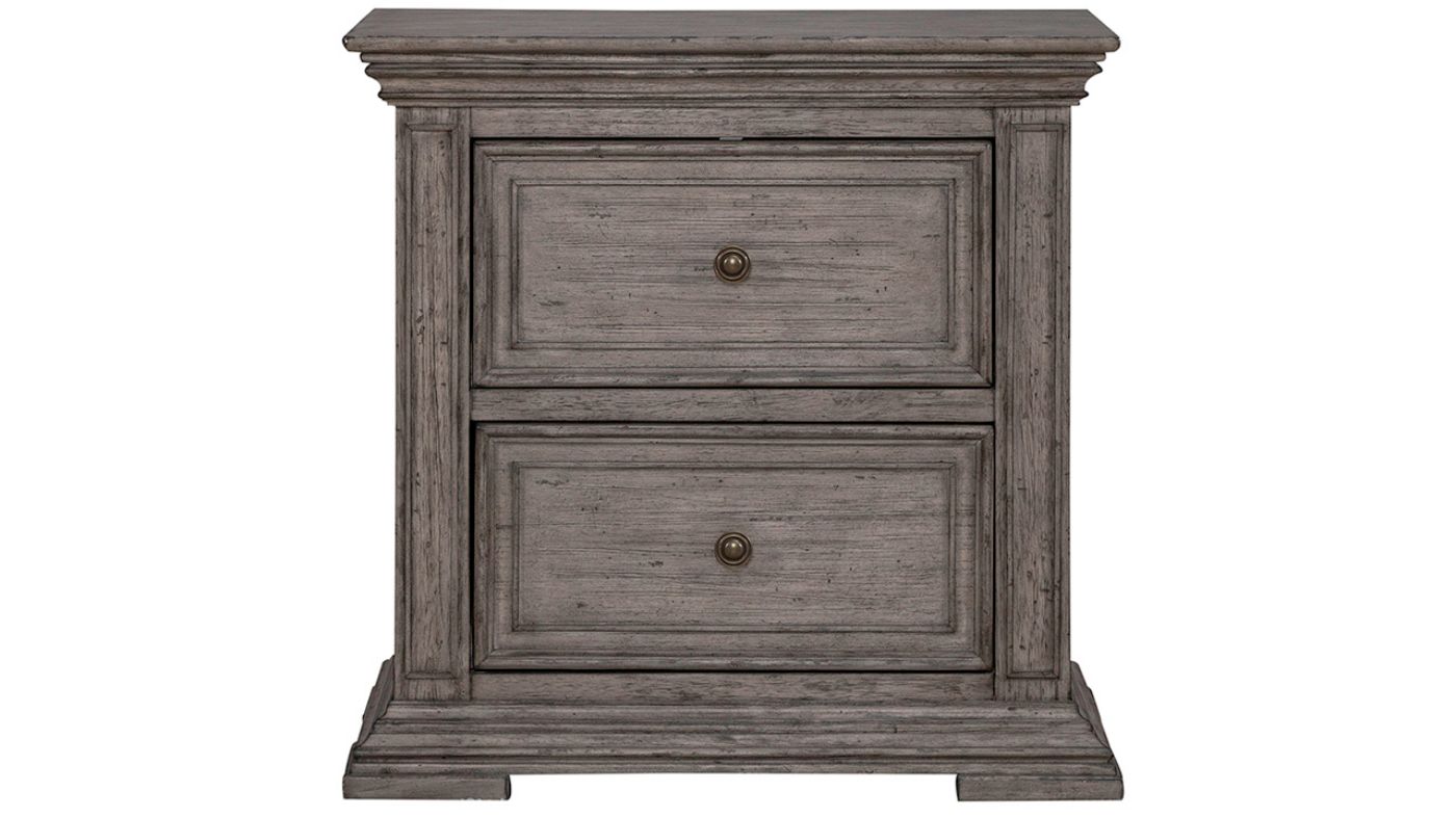 Big Valley Nightstand - Gray | Home Furniture