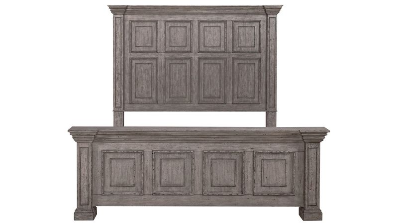Picture of Big Valley King Size Bed - Gray