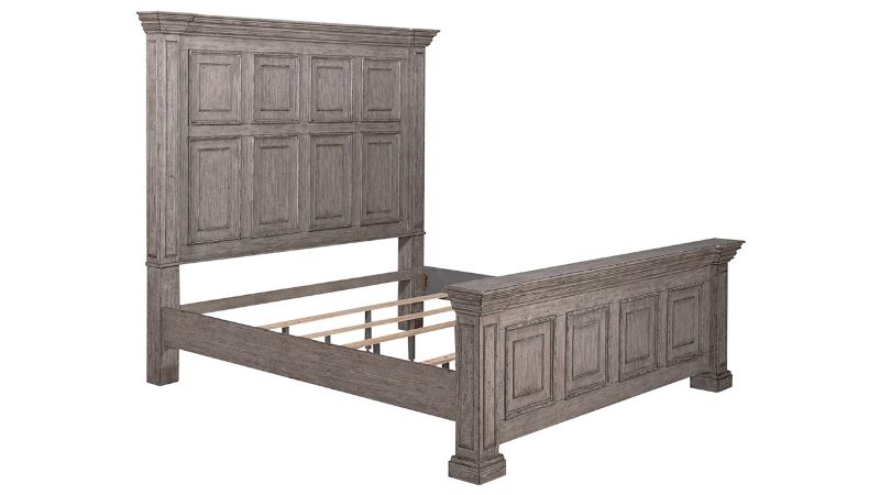 Picture of Big Valley King Size Bed - Gray