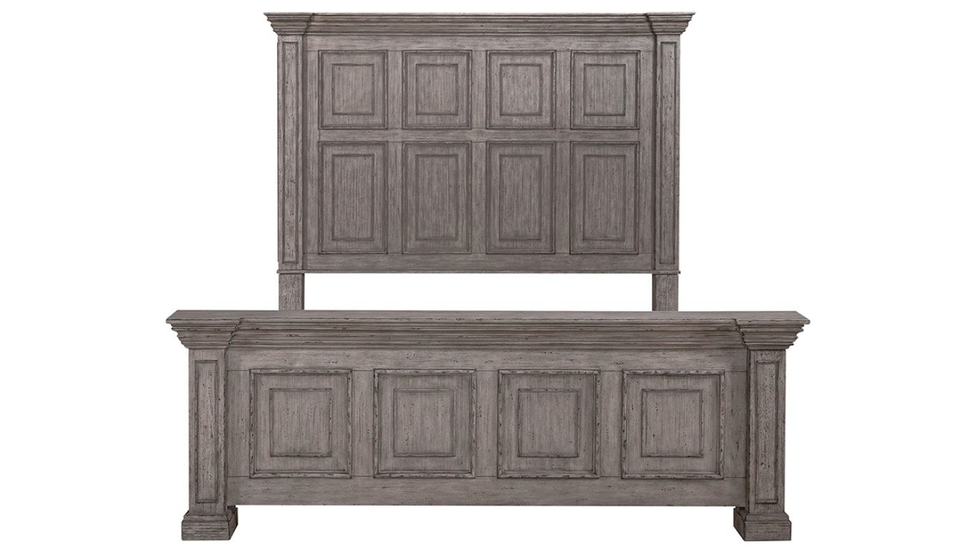 Picture of Big Valley Queen Bed - Gray