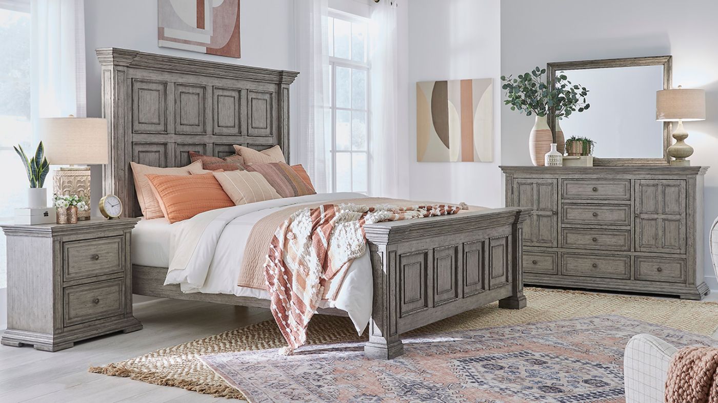 Picture of Big Valley Queen Bedroom Set - Gray