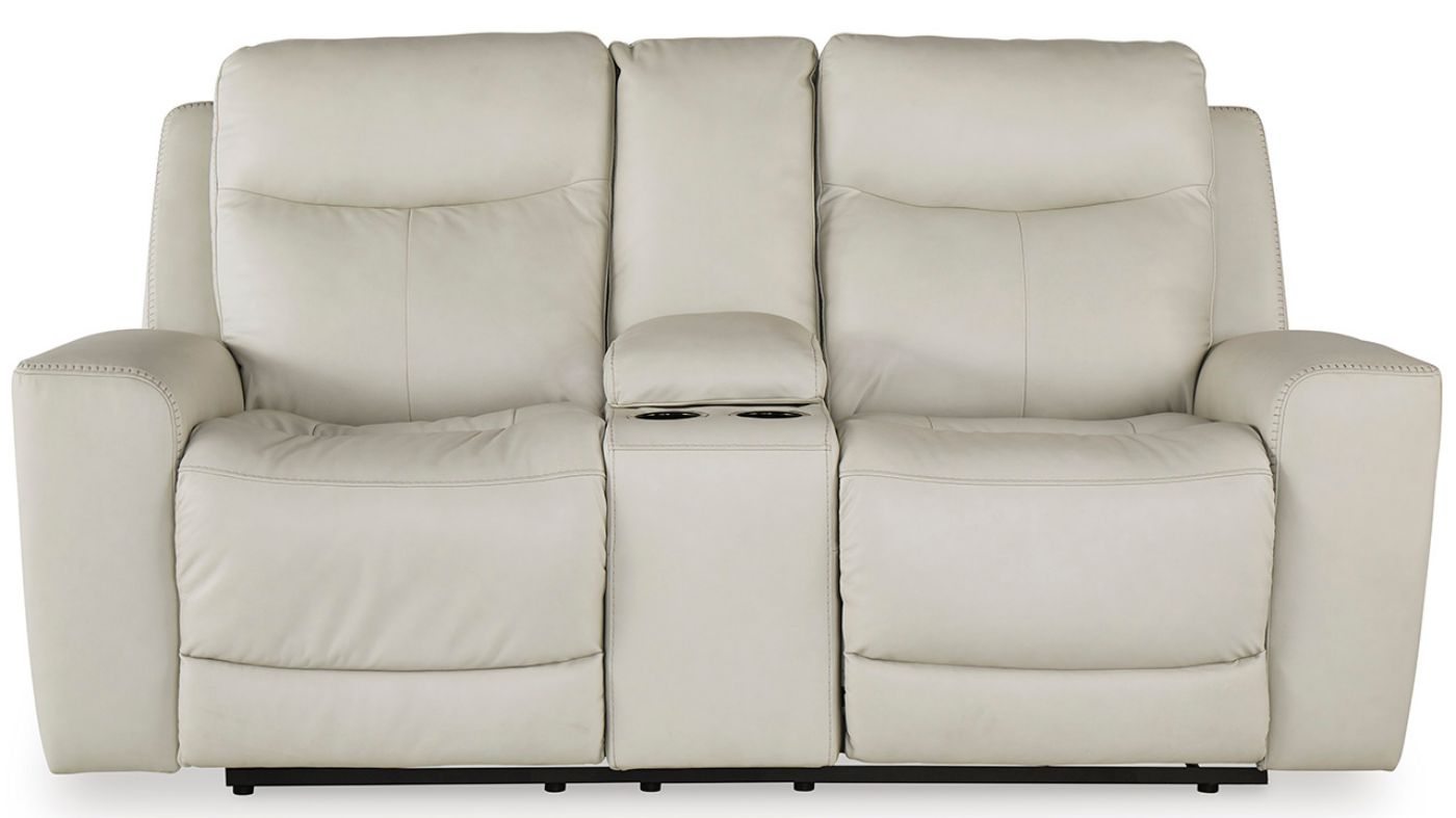 Picture of Mindanao POWER Reclining Sofa Set - White