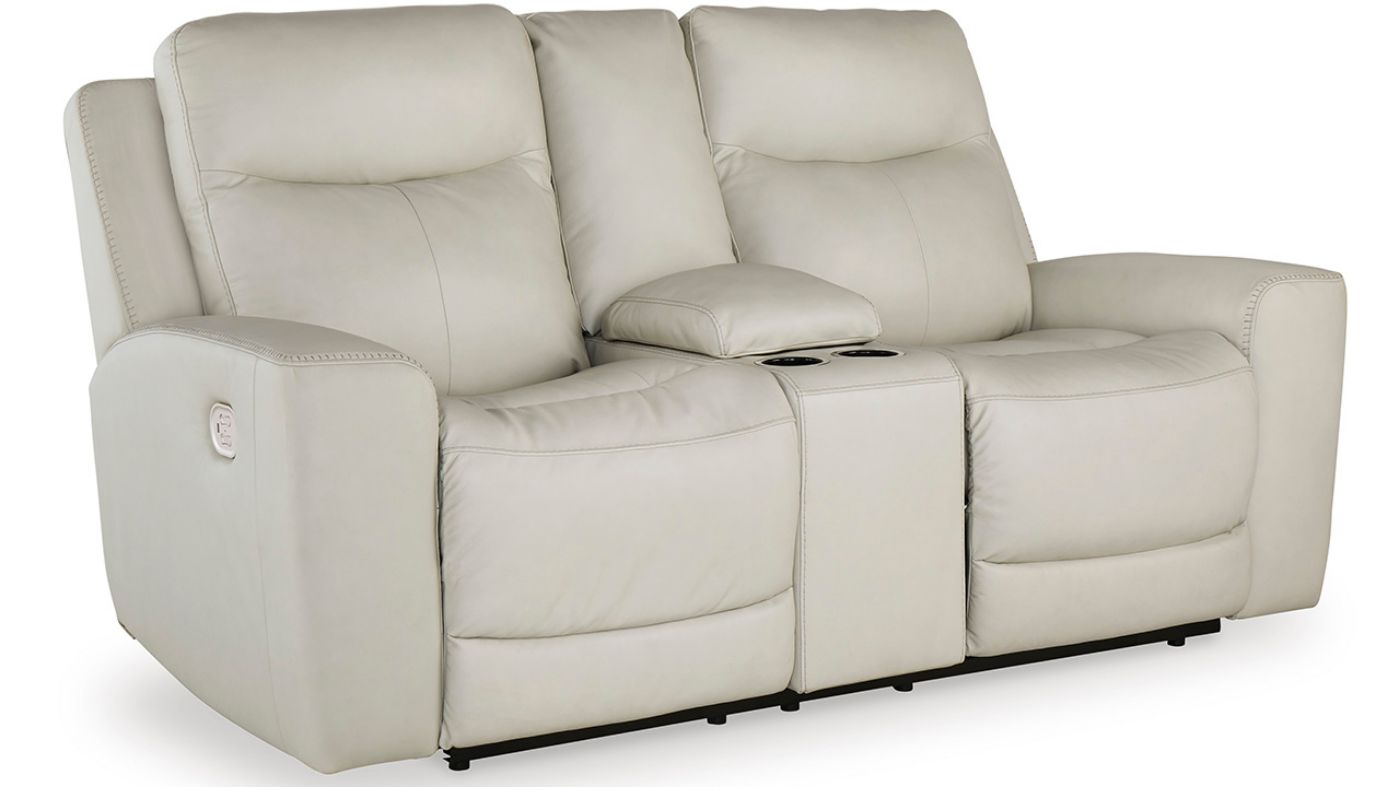 Picture of Mindanao POWER Reclining Sofa Set - White