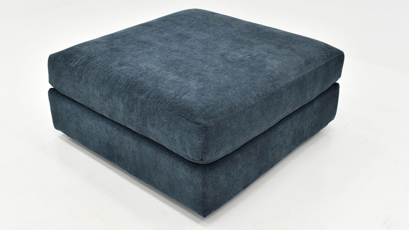 Picture of Eli Ottoman - Ink Blue