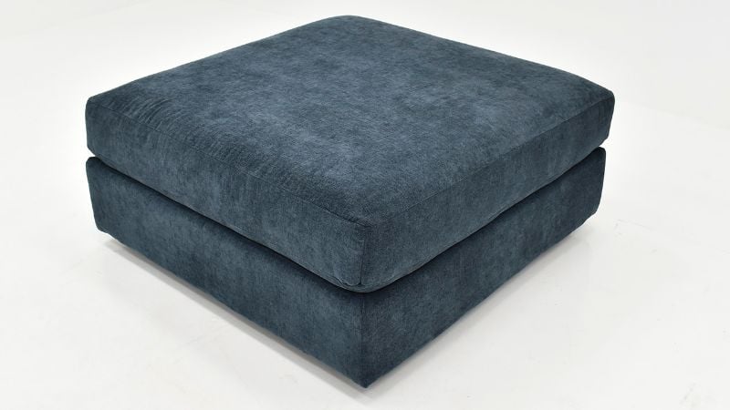 Picture of Eli Ottoman - Ink Blue