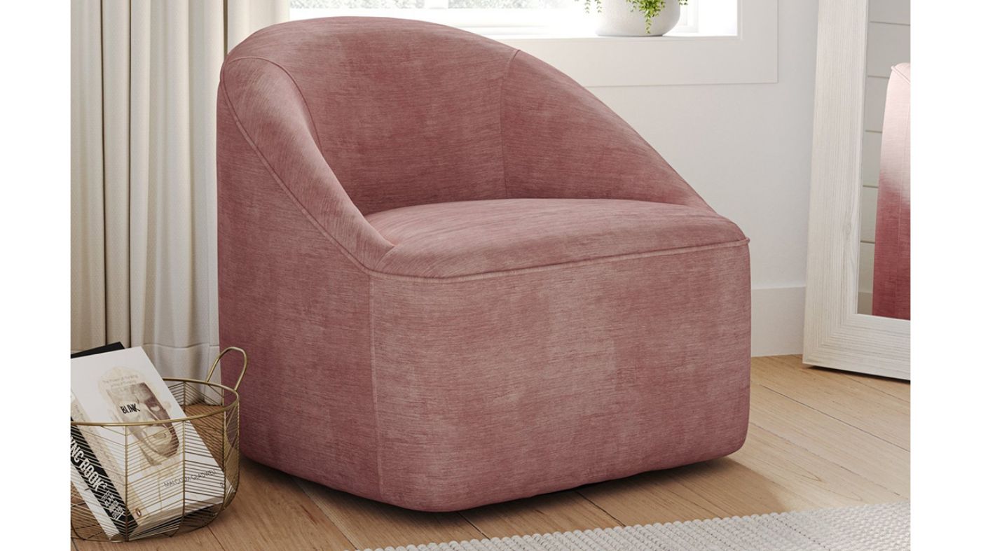 Picture of Lulu Swivel Accent Chair - Lilac