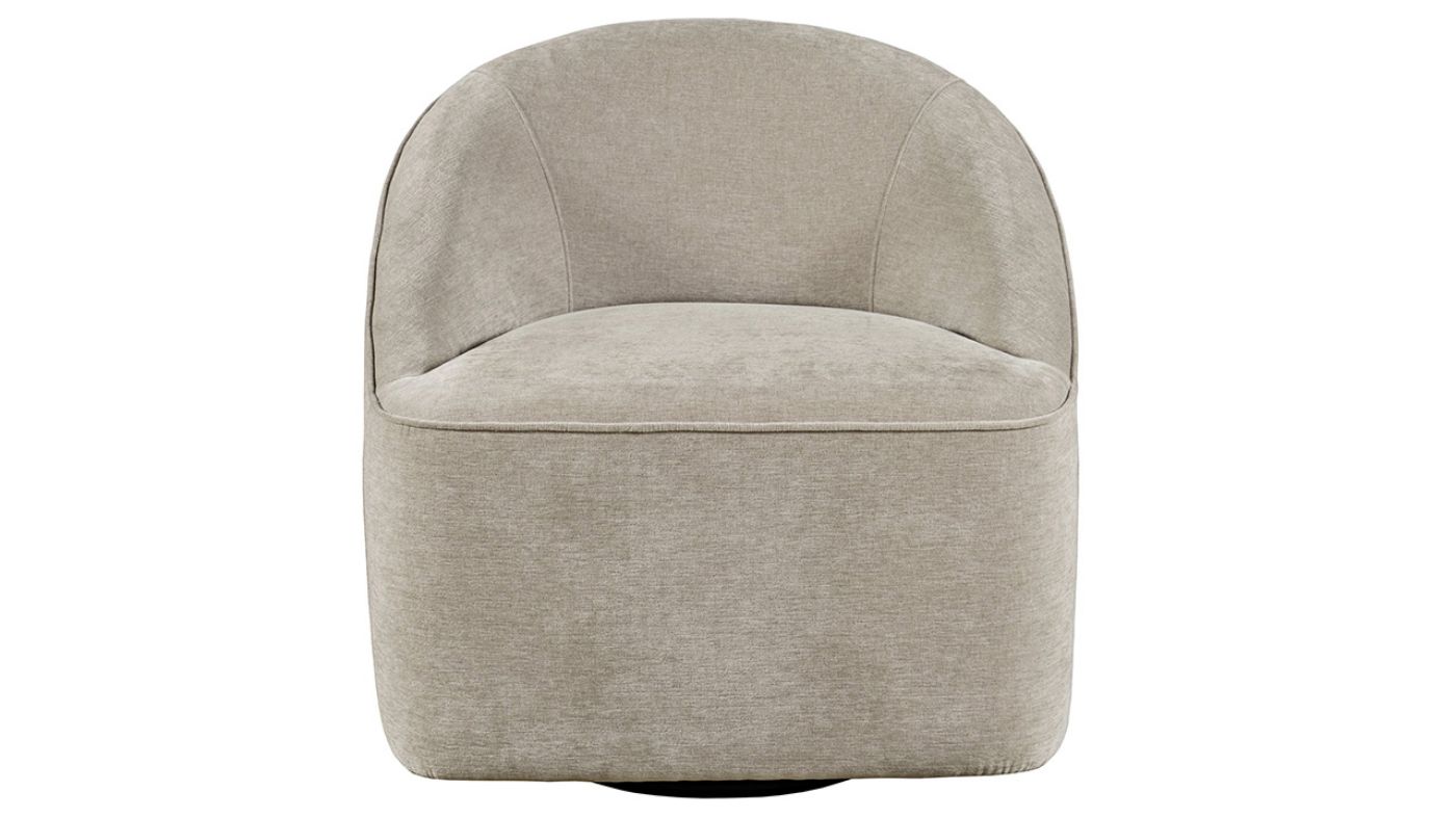 Picture of Lulu Swivel Accent Chair - Taupe