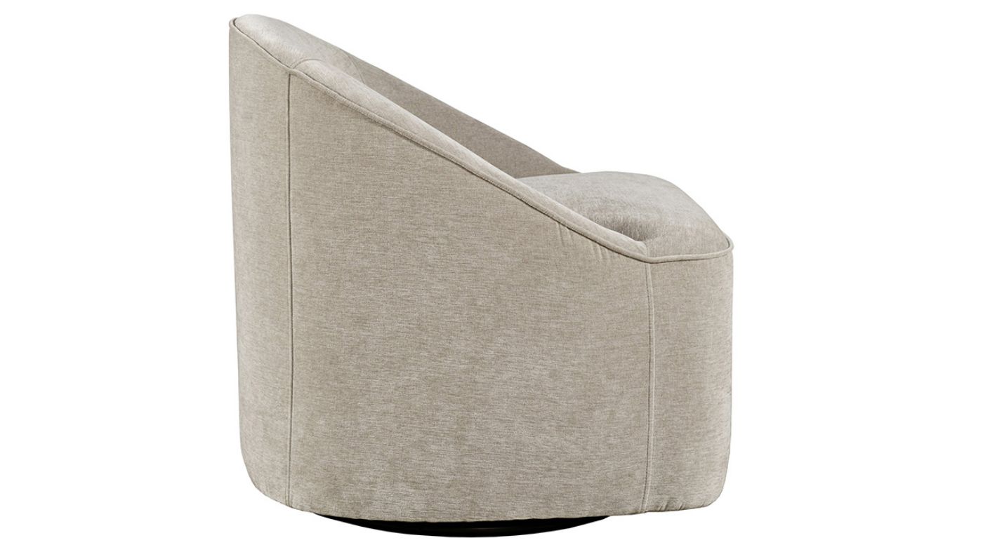 Picture of Lulu Swivel Accent Chair - Taupe