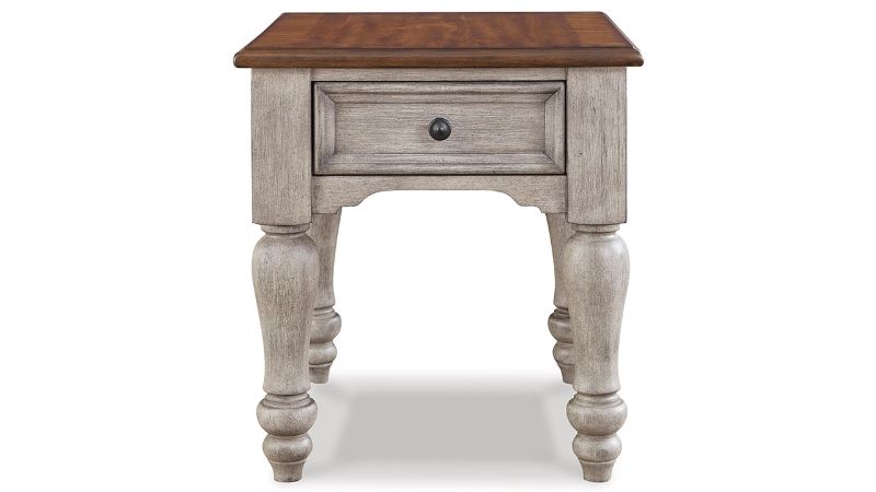 Picture of Lodenbay End Table - Gray with Brown