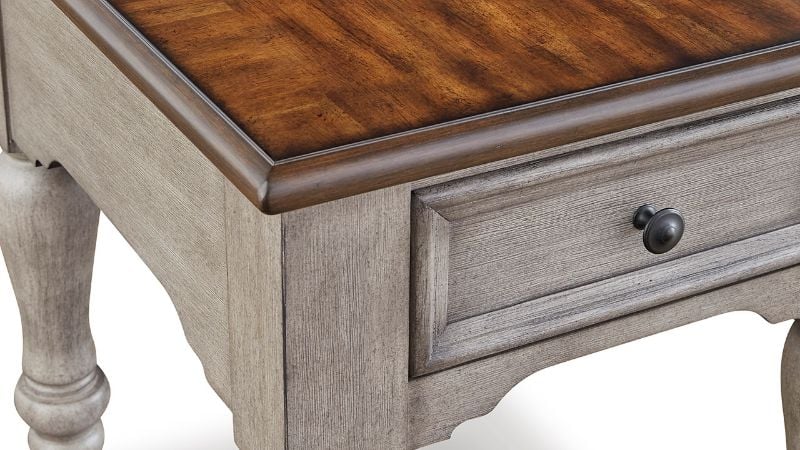 Picture of Lodenbay End Table - Gray with Brown