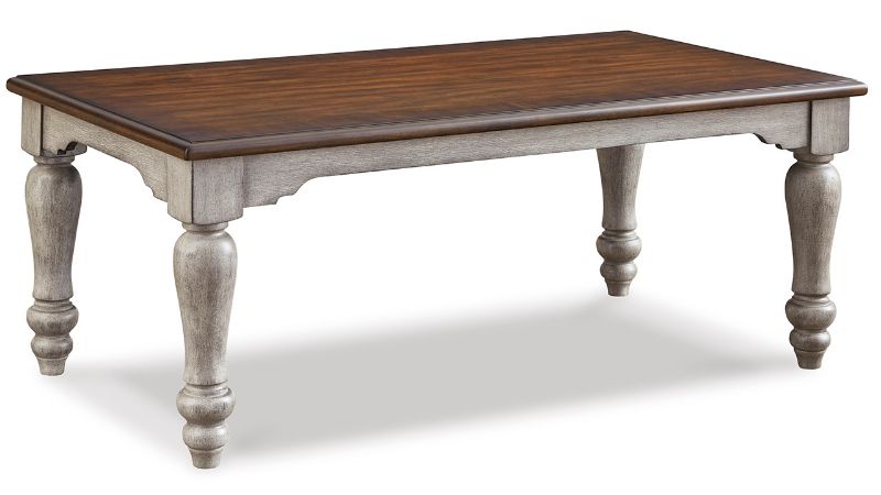 Picture of Lodenbay Coffee Table - Gray with Brown