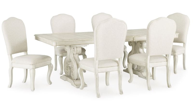 Picture of Arlendyne 7 Piece Dining Table Set - Off White