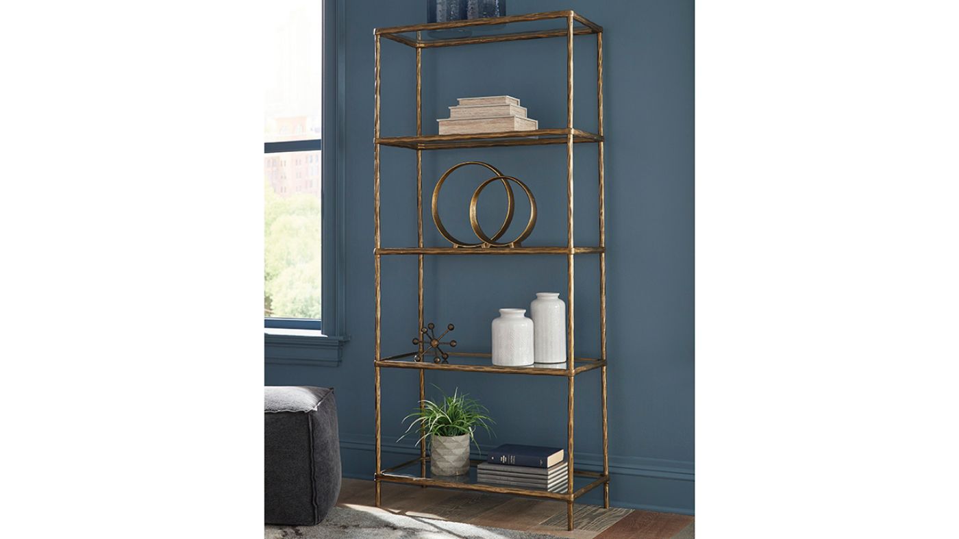 Picture of Ryandale Bookcase - Brass