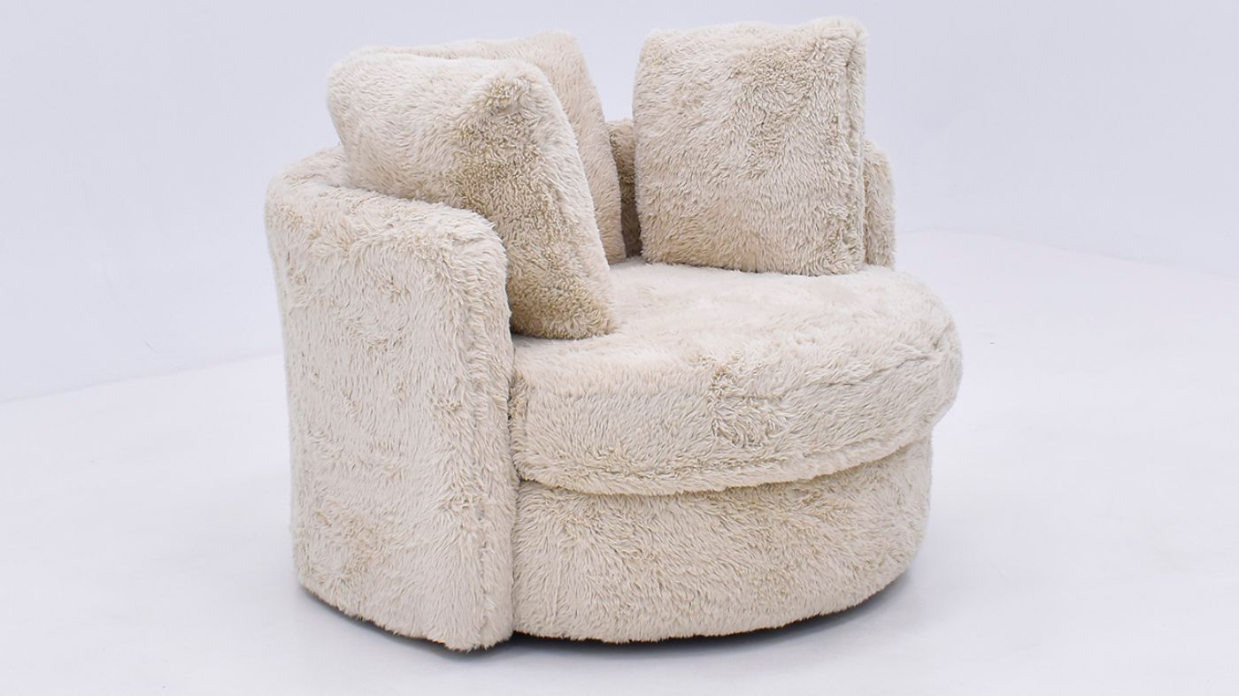 Picture of Yakety Yak Swivel Chair - Tan