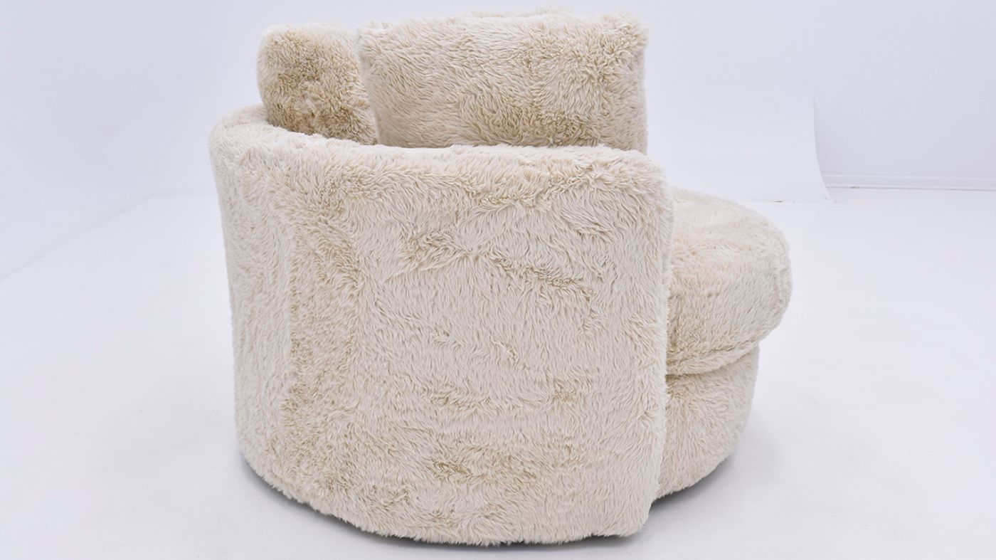 Picture of Yakety Yak Swivel Chair - Tan