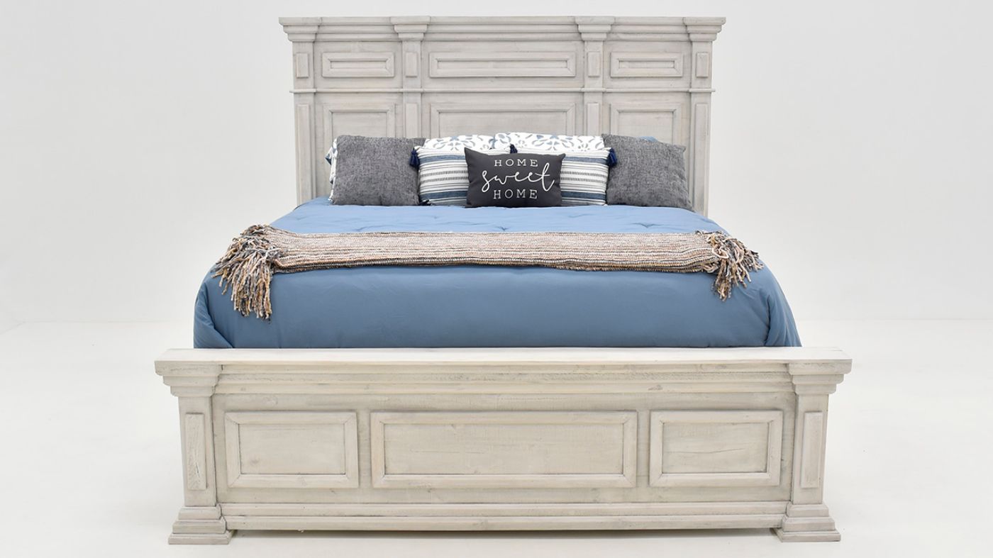 Picture of Maverick Queen Bed - Bone White