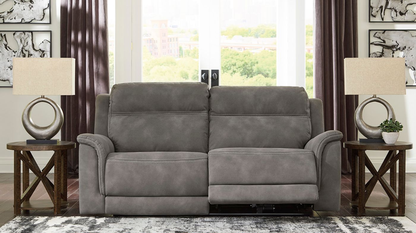 Picture of Next-Gen DuraPella POWER Reclining Sofa - Gray