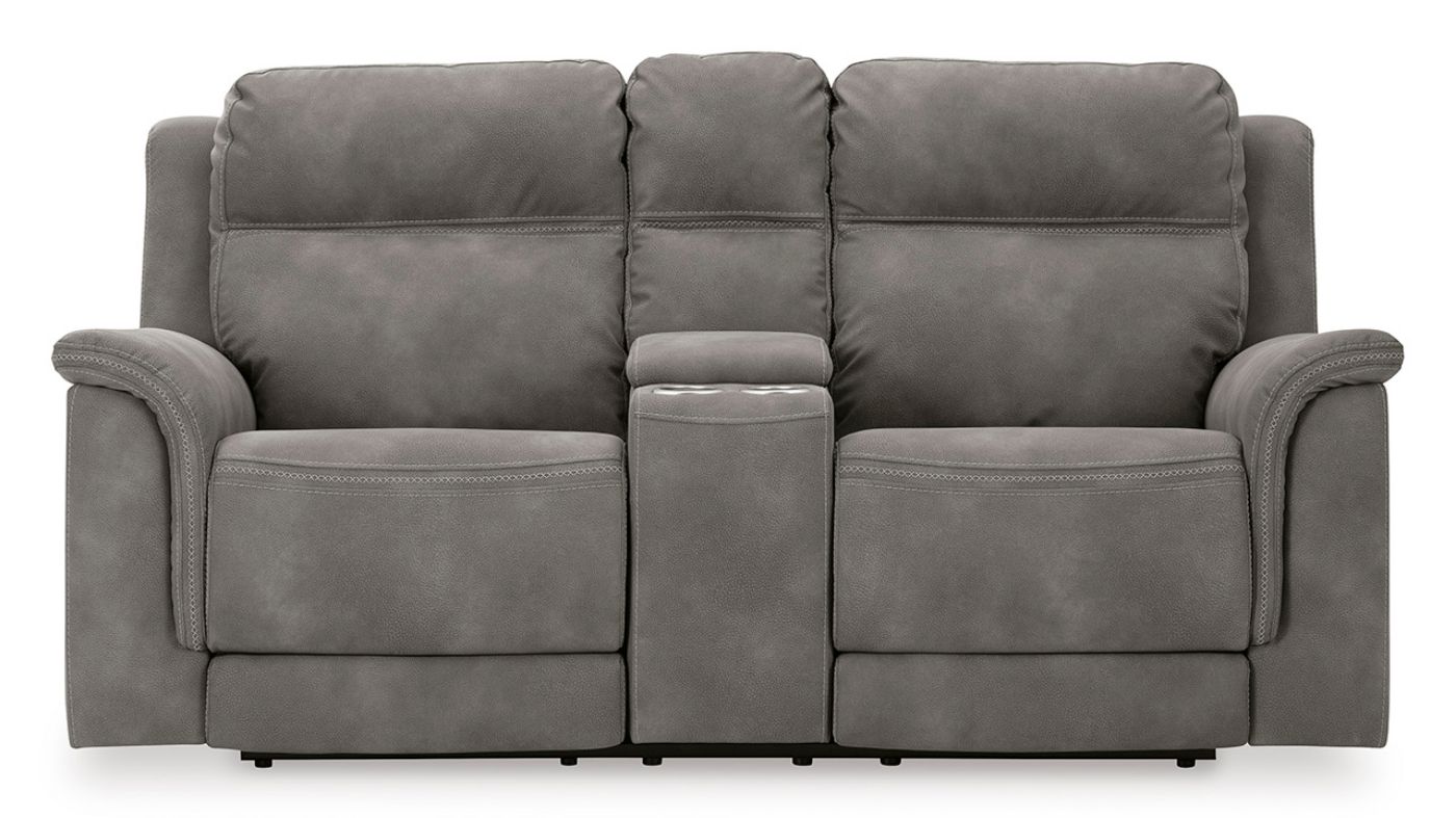 Picture of Next-Gen DuraPella POWER Reclining Loveseat - Gray
