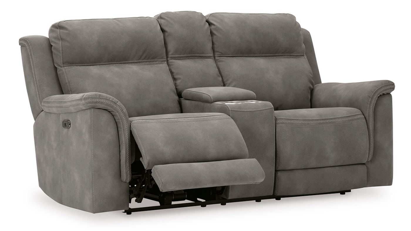 Picture of Next-Gen DuraPella POWER Reclining Loveseat - Gray