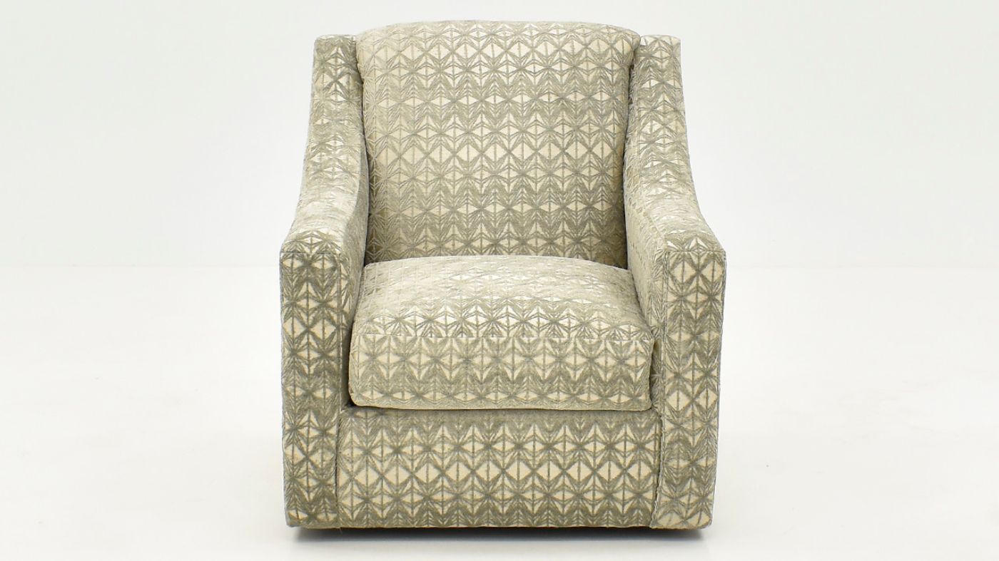 Picture of Hyde Park Swivel Chair - Off White