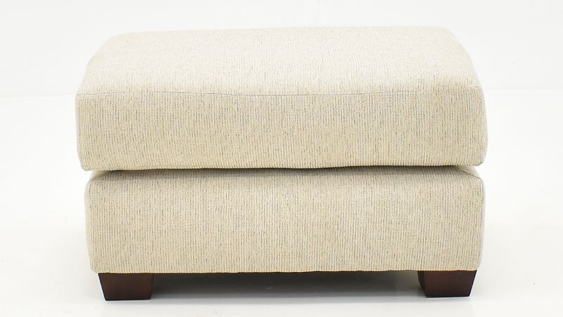 Picture of Hyde Park Ottoman - Off White