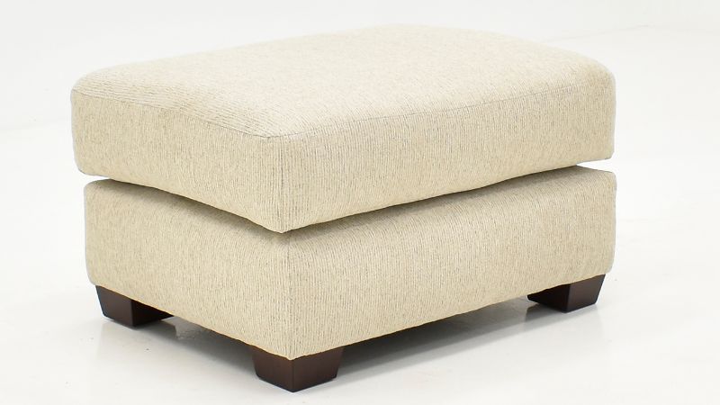 Picture of Hyde Park Ottoman - Off White