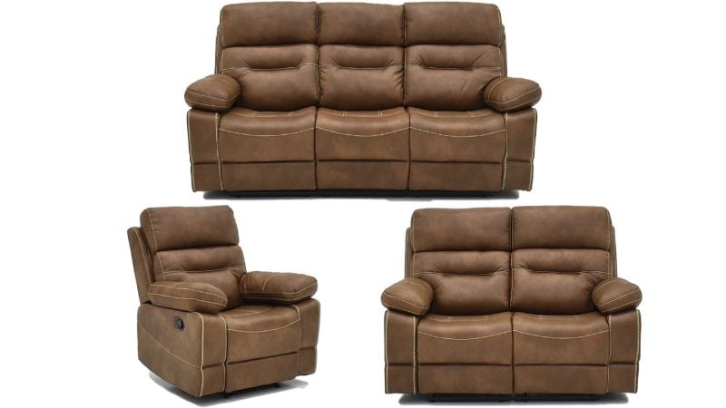 Picture of Rudger Reclining Sofa Set - Brown