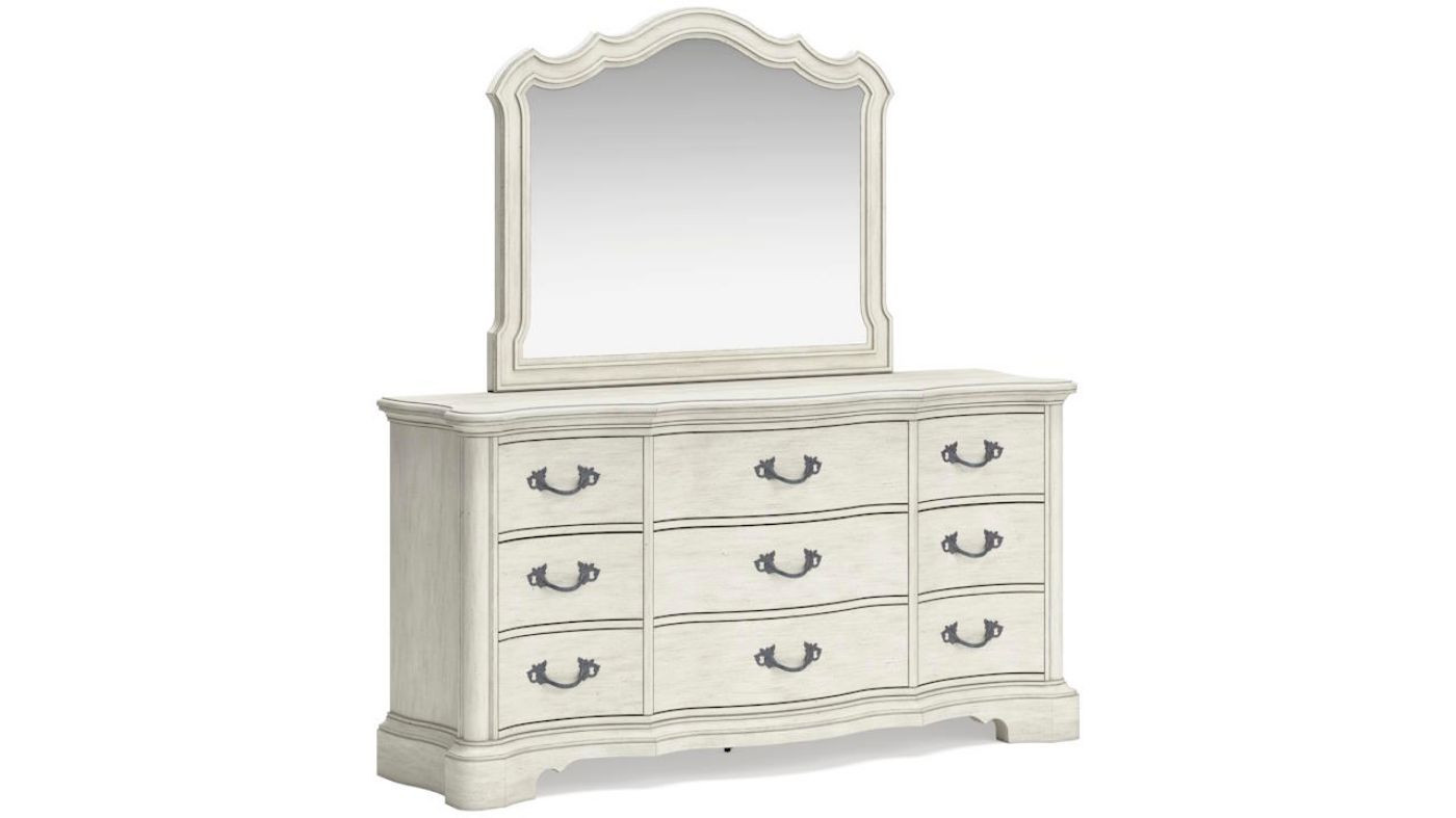 Picture of Arlendyne Dresser with Mirror - Off White