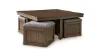 Picture of Boardernest Coffee Table with 4 Stools