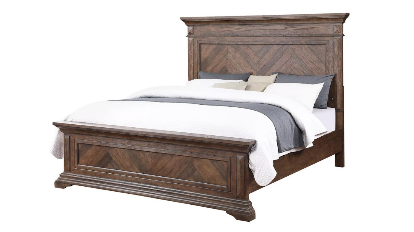 Picture of Mar Vista King Panel Bedroom Set - Brown