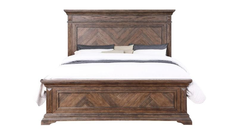 Picture of Mar Vista Queen Panel Bed - Brown