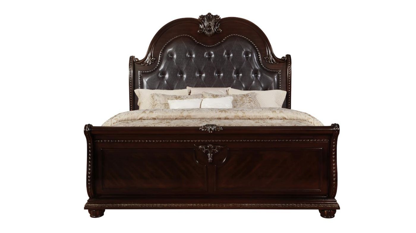 Picture of Stanley Queen Size Bed - Brown