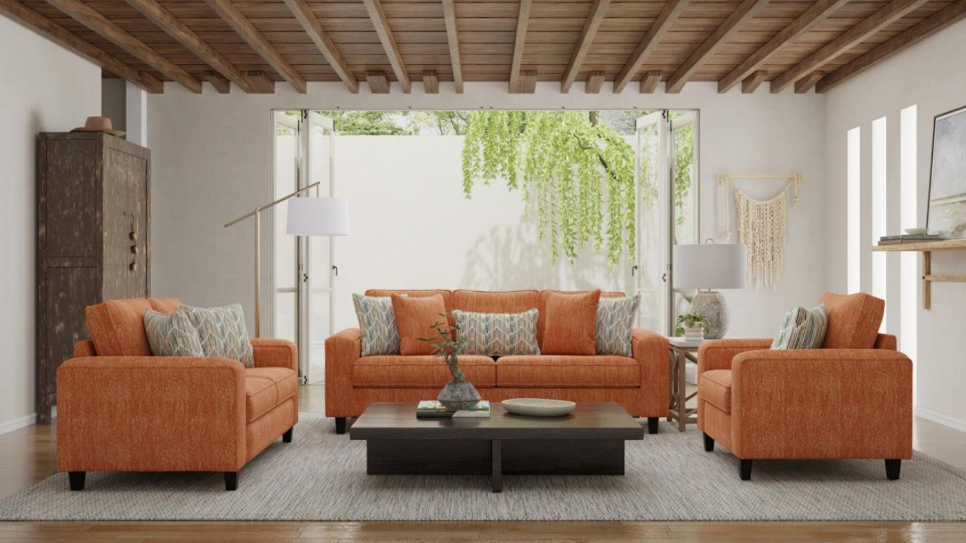 Picture of Lexington Sofa Set - Burnt Orange