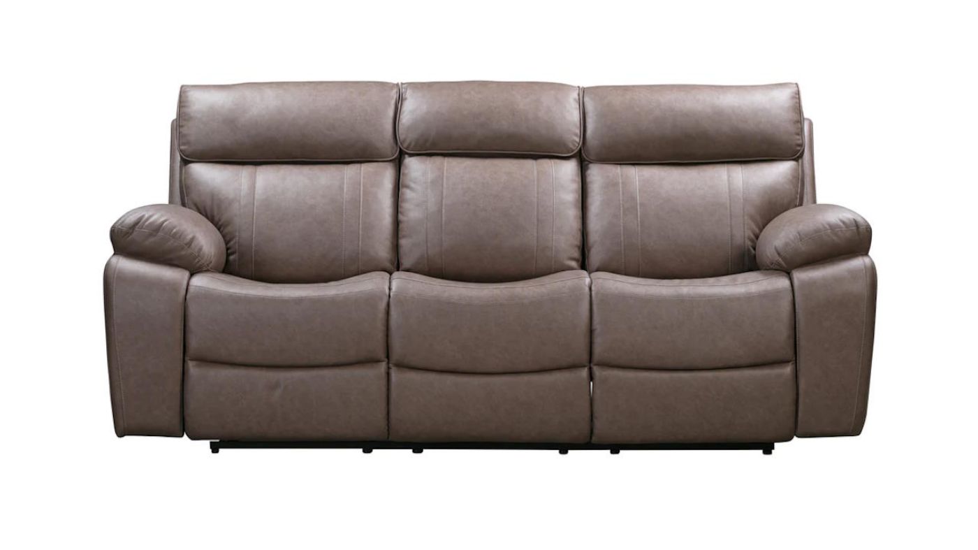 Picture of Theon Reclining Sofa - Toffee 