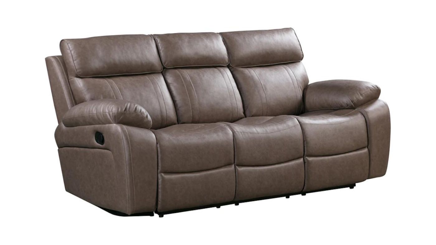 Picture of Theon Reclining Sofa - Toffee 