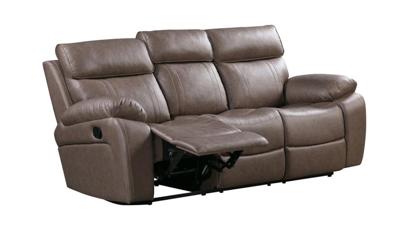 Picture of Theon Reclining Sofa - Toffee 