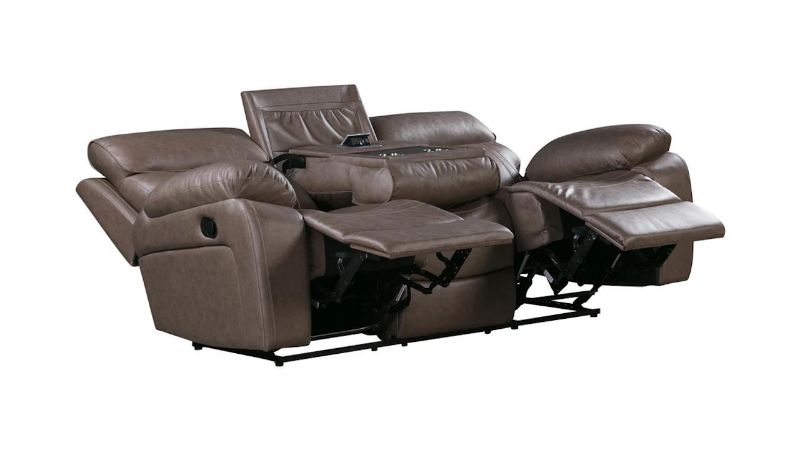 Picture of Theon Reclining Sofa - Toffee 
