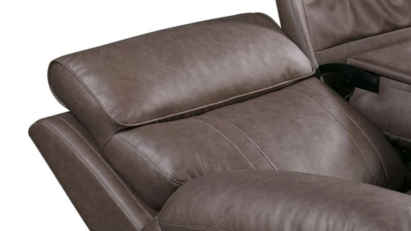 Picture of Theon Reclining Sofa - Toffee 