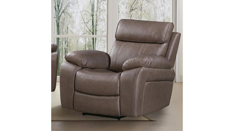 Picture of Theon Glider Recliner - Toffee 