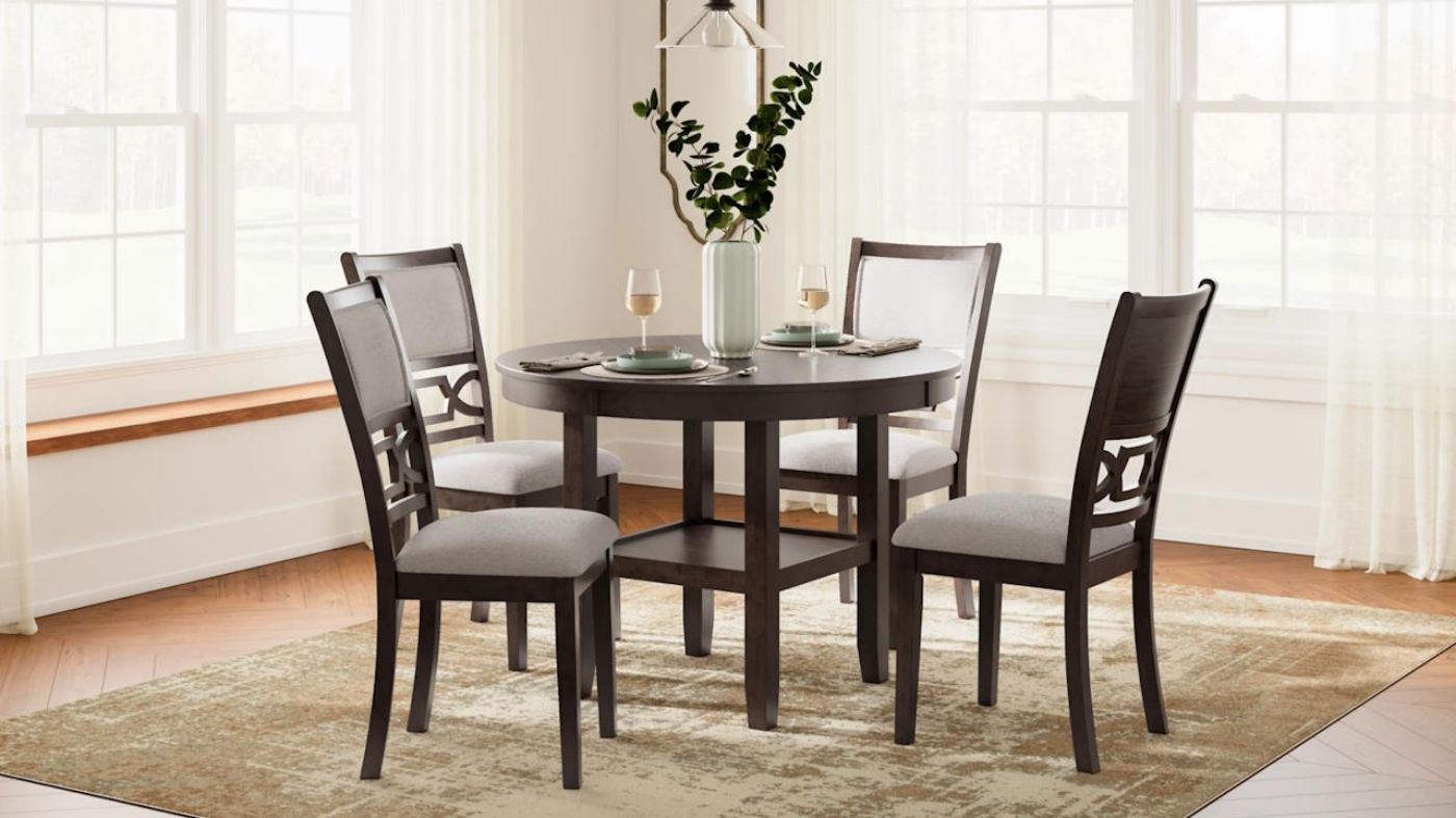 Picture of Ashlee 5-Piece Dining Set - Brown