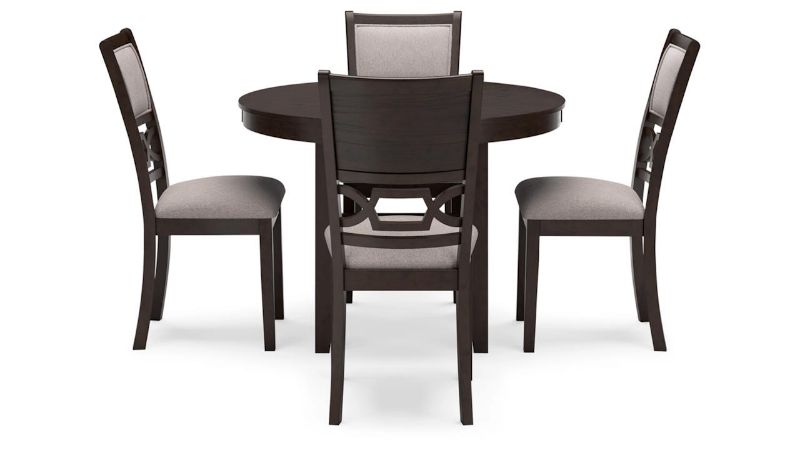 Picture of Langwest 5 Piece Dining Set - Brown